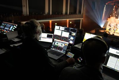 Veranstaltungstechnik im Einsatz bei einem Kundenevent